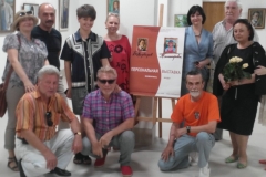«Семейная выставка» художников, проф. Б. И. Медведева и доцента Т. А. Колмогоровой в Сочинском институте моды бизнеса и права.