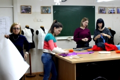 Творческое пространство «Школы IVANOVA кутюрье», проекта возражающего портновское искусство и творческий подход к изготовлению одежды.